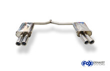 Fox Sportuitlaat Opel Vectra C Caravan achterdemper rechts/links dubbele uitlaat - 2x76 type 17 rechts/links