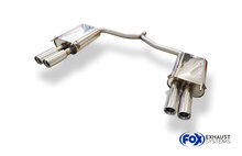 Fox Sportuitlaat Opel Vectra C Caravan achterdemper rechts/links dubbele uitlaat - 2x76 type 17 rechts/links
