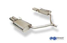 Fox Sportuitlaat Opel Vectra C Caravan achterdemper rechts/links dubbele uitlaat - 2x76 type 17 rechts/links