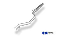 Fox Sportuitlaat Voordemper voor Opel Vectra C GTS-modellen met verticaal gemonteerde katalysator