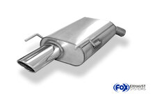 Fox Sportuitlaat Opel Vectra C/ Vectra C GTS enkelvoudige uitlaatdemper - 1x106x71 Type 32