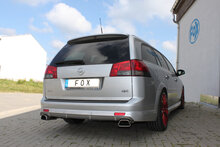 Fox Sportuitlaat Opel Vectra C OPC Caravan achterdemper rechts/links - 142x78 Type 61 rechts/links