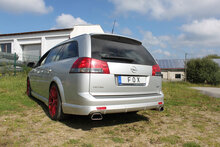 Fox Sportuitlaat Opel Vectra C OPC Caravan achterdemper rechts/links - 142x78 Type 61 rechts/links