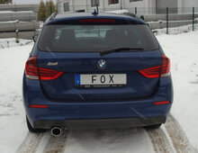 Fox Sportuitlaat BMW X1 - X84 Diesel Achterdemper - 1x100 Type 16