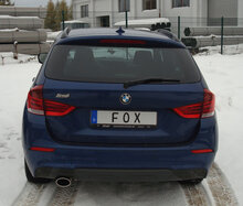 Fox Sportuitlaat BMW X1 - X84 Diesel Achterdemper - 115x85 Type 32