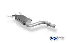 Fox Sportuitlaat BMW X1 - X84 Benzine Achterdemper - 2x80 Type 25
