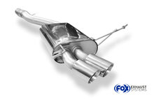 Fox Sportuitlaat BMW X1 - X84 Benzine Achterdemper - 2x80 Type 25