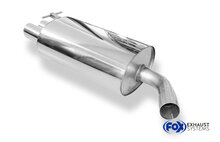 Fox Sportuitlaat BMW X3 - X53 Achterdemper op originele voordemper - 2x80 Type 25