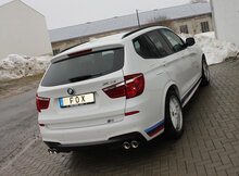 Fox Sportuitlaat BMW X3 F25 - 35i/ 35d Achterdemper, rechter/linker uitgang - 2x90 Type 17 rechts/links
