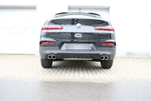 Fox Sportuitlaat BMW X3 G01/ X4 G02 - 20i Achterdemper dwarsuitgang rechts/links - 2x80 Type 25 rechts/links
