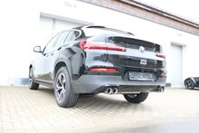 Fox Sportuitlaat BMW X3 G01/ X4 G02 - 20i Achterdemper dwarsuitgang rechts/links - 2x80 Type 25 rechts/links