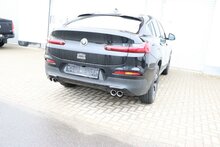 Fox Sportuitlaat BMW X3 G01/ X4 G02 - 20i Achterdemper dwarsuitgang rechts/links - 2x80 Type 25 rechts/links