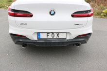 Fox Sportuitlaat BMW X4 G02 - 30i Achterdemper dwarsuitlaat rechts/links - 1x100 Type 25 rechts/links met uitlaatklep