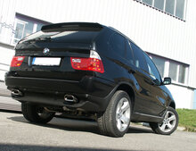 Fox Sportuitlaat BMW X5 E53 achterdemper rechts/links - 160x80 type 53 rechts/links