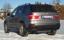 Fox Sportuitlaat BMW X5 - E70 uitlaatpijpen compatibel met originele achterdemper - 115x85 Type 38 rechts/links