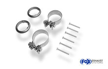 Fox Sportuitlaat BMW X5 E70 - 4.8l 261kW Achterdemper dwarsuitlaat rechts/links, dubbele inlaat - 2x80 Type 14 rechts/links