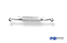 Fox Sportuitlaat BMW X6 achterdemper, dwarsuitgang rechts/links - 115x85 type 38 rechts/links