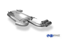Fox Sportuitlaat Volvo XC60 achterdemper, dwarsuitlaat rechts/links - 2x76 Type 12 rechts/links