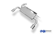 Fox Sportuitlaat Volvo XC60 achterdemper, dwarsuitlaat rechts/links - 1x100 type 16 rechts/links