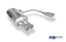 Fox Sportuitlaat Volvo XC90 Facelift Achterdemper Rechts/Links Uitlaat - 2x76 Type 13 Rechts/Links