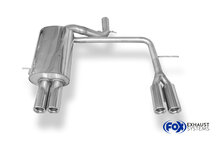 Fox Sportuitlaat Volvo XC90 Facelift Achterdemper Rechts/Links Uitlaat - 2x76 Type 13 Rechts/Links