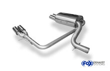 Fox Sportuitlaat Volvo XC90 Facelift Achterdemper Rechts/Links Uitlaat - 2x76 Type 13 Rechts/Links