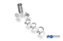 Fox Sportuitlaat Volvo XC90 Facelift Achterdemper Rechts/Links Uitlaat - 2x76 Type 13 Rechts/Links