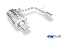 Fox Sportuitlaat Volvo XC90 achterdemper, dubbele uitlaat rechts/links - 140x90 type 33 rechts/links