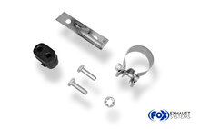 Fox Sportuitlaat Uitlaatsysteem Mercedes X-Klasse 4matic, rechter uitlaat op het voertuig - 2x115x85 type 38 rechts