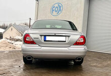 Fox Sportuitlaat Jaguar XJ - X350 Achterdemper rechts/links - 115x85 Type 44 rechts/links