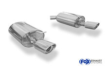 Fox Sportuitlaat Jaguar X-Type achterdemper rechts/links - 115x85 Type 33 rechts/links