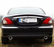 Fox Sportuitlaat Jaguar X-Type achterdemper rechts/links - 115x85 Type 33 rechts/links
