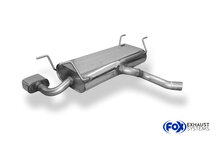 Fox Sportuitlaat Subaru XV - G4 Achterdemper dwarsuitgang rechts/links - 145x65 Type 59 rechts/links