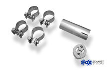 Fox Sportuitlaat Subaru XV - G4 Achterdemper dwarsuitgang rechts/links - 145x65 Type 59 rechts/links
