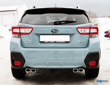 Fox Sportuitlaat Subaru XV - G5 Achterdemper, dwarsuitlaat rechts/links - 4 speciale uitlaatpijpen