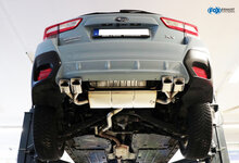 Fox Sportuitlaat Subaru XV - G5 Achterdemper, dwarsuitlaat rechts/links - 4 speciale uitlaatpijpen