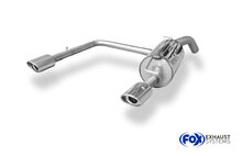 Fox Sportuitlaat Toyota Yaris TS P1 achterdemper, rechter/linker uitlaat, &Oslash;63,5 - 115x85, type 33, rechts/links