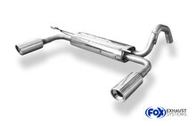 Fox Sportuitlaat Toyota Yaris XP9F achterdemper, dwarsuitgang rechts/links - 1x90 type 17 rechts/links