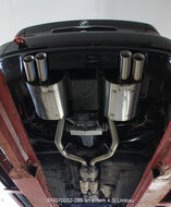 Fox Sportuitlaat BMW Z3 M achterdemper rechts/links - 2x80 type 25 rechts/links