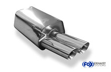 Fox Sportuitlaat BMW Z4 E89 - sDrive 23i Achterdemper - 2x80 Type 25