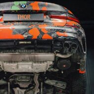 THOR Electronic Exhaust elektronisch uitlaatsysteem gemonteerd onder auto