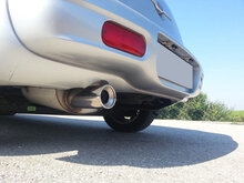 Fox Sportuitlaat Achterdemper voor Chrysler PT Cruiser Sedan &amp; Cabriolet - 1x90 Type 13