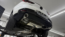 Fox Sportuitlaat Mazda 3 BP Hatchback Achterdemper dwars rechts/links - 1x100 Type 25+ rechts/links (onder een hoek van 25&deg;)