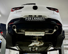 Fox Sportuitlaat Mazda 3 BP Hatchback Achterdemper dwars rechts/links - 1x100 Type 25+ rechts/links (onder een hoek van 25&deg;)
