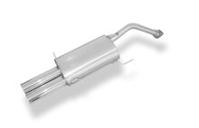 Fox Sportuitlaat Mazda 323 IV Type BG Sedan Achterdemper met flens - 2x80 Type 13
