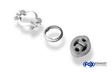 Fox Sportuitlaat Peugeot 406 Break achterdemper - 1x90 type 13