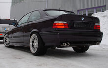 Fox Sportuitlaat FOX Sport uitlaatsysteem geschikt voor BMW E36 M3, half systeem rechts/links vanaf de katalysator - 2x76 Type 13 rechts/links