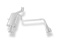 Fox Sportuitlaat FOX Sport uitlaat geschikt voor BMW E46 320/ 323/ 325/ 328/ 330, achterdemper, rechter/linker uitlaat, dubbele doorstroming - 2x76 Type 10 rechts/links