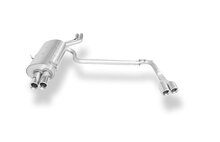 Fox Sportuitlaat FOX Sport uitlaat geschikt voor BMW E46 320/ 323/ 325/ 328/ 330, achterdemper, rechter/linker uitlaat, dubbele doorstroming - 2x76 Type 13 rechts/links