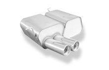 Fox Sportuitlaat FOX Sport uitlaat geschikt voor BMW E46 316Ti/ 318Ti/ 325Ti achterdemper - 2x80 Type 13